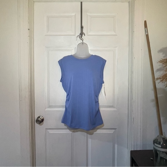 9West cornflower blue blouse, women's Large​​​​​​​ - Picture 7 of 12